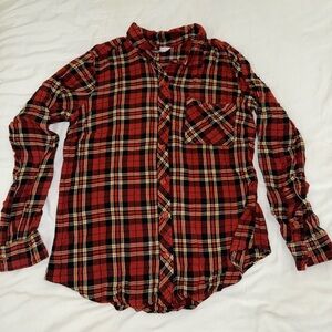 Time & Tru women’s flannel shirt size Small